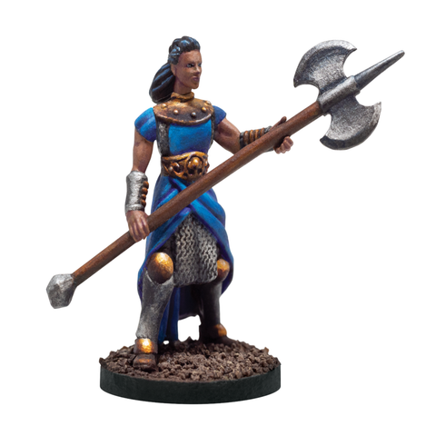 Astrid - Human Heavy Armored 28mm Miniature by Adventurers & Adversaries