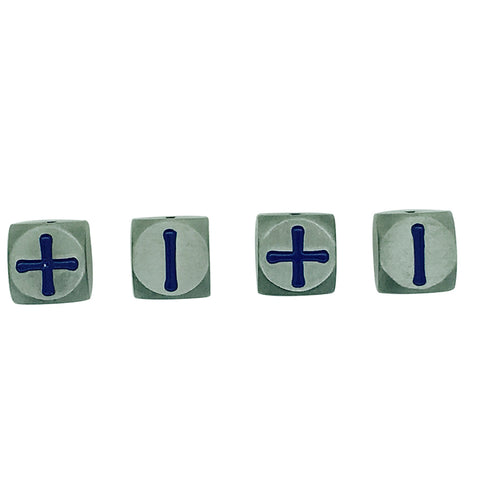 Fate Dice – Atomic Metal Pack of 4 Metal Dice