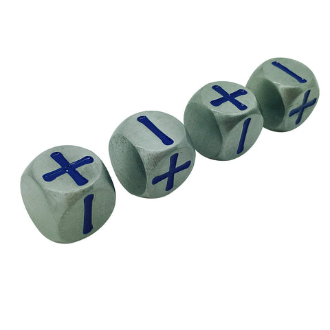 Fate Dice – Atomic Metal Pack of 4 Metal Dice