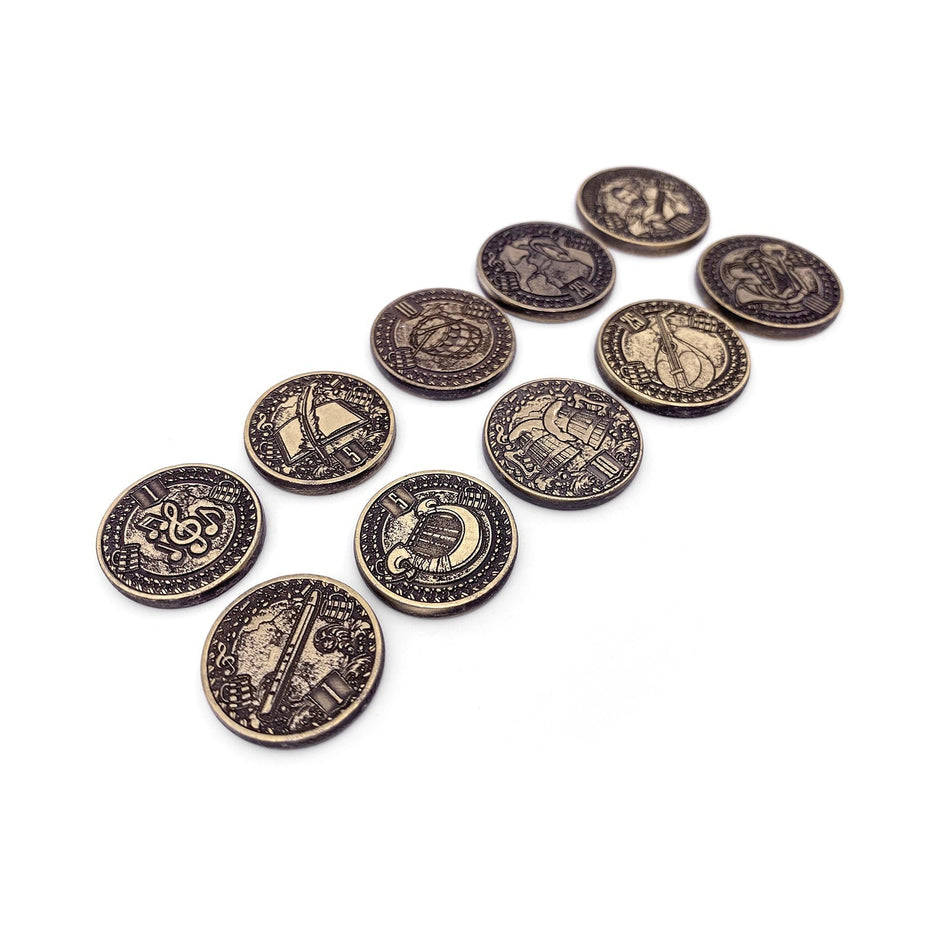 Adventure Coins - Bard Metal Coins Set of 10 – Norse Foundry