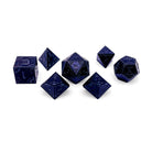 Black Hole - Space Dice 7 Piece RPG Set | Glows in the Dark-Metal Dice-Norse Foundry-Dungeons and Dragons-DND Dice-D20-Dice-DND