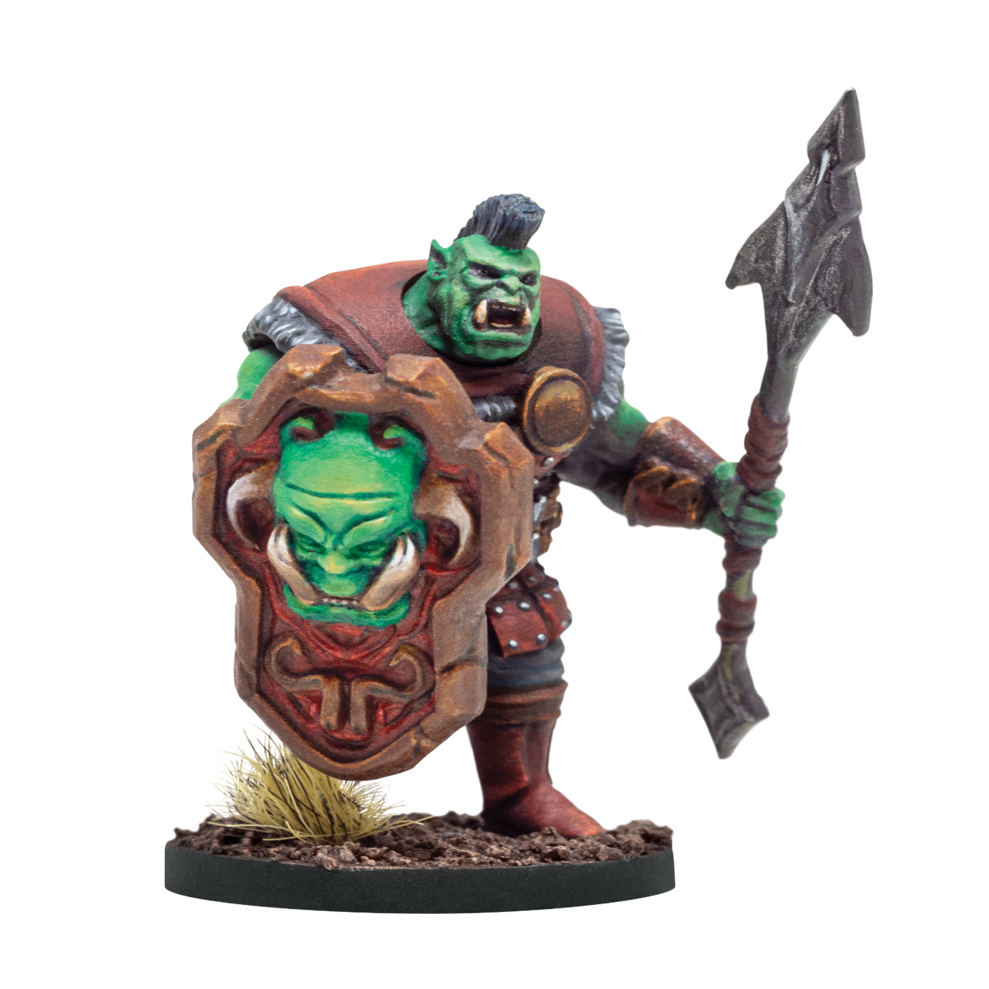 Bludak - Orc Medium Armored 28mm Miniature by Adventurers & Adversaries - A&A 0015