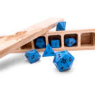 Blue Turquoise - 7 Piece RPG Set Gemstone Dice-Gemstone Dice-Norse Foundry-Dungeons and Dragons Dice-Gem Dice-DND Dice-Gaming Dice