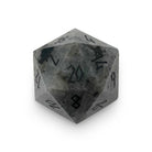 Blue Labradorite - Single D20 Gemstone Dice - NOR 01128