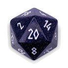 Blue Sandstone - Single D20 Gemstone Dice-Gemstone Dice-NOR 01103-Norse Foundry-dungeon and dragons-dice-dnd-dungeon & dragons