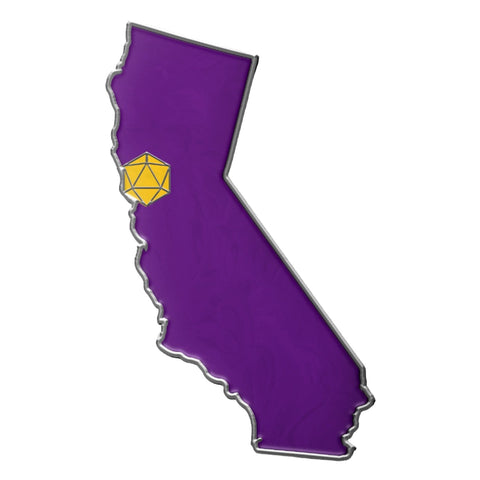 State Pin D20 - California