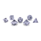 Clear Cats Eye - 7 Piece RPG Set Glass Dice - NOR 01501