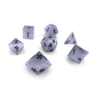 Clear Cats Eye - 7 Piece RPG Set Glass Dice - NOR 01501