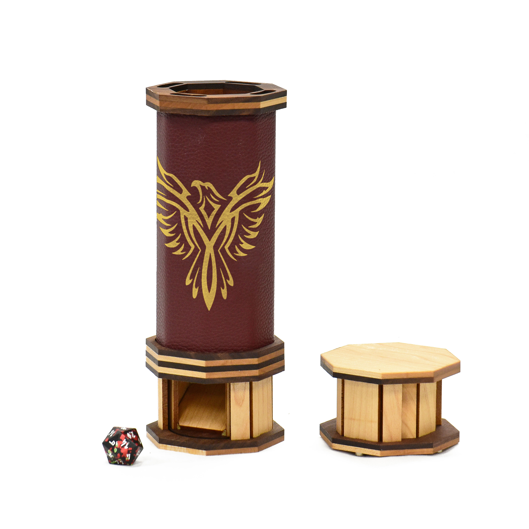 Crimson Codex Dice Tower - Elderwood - COD-070001005