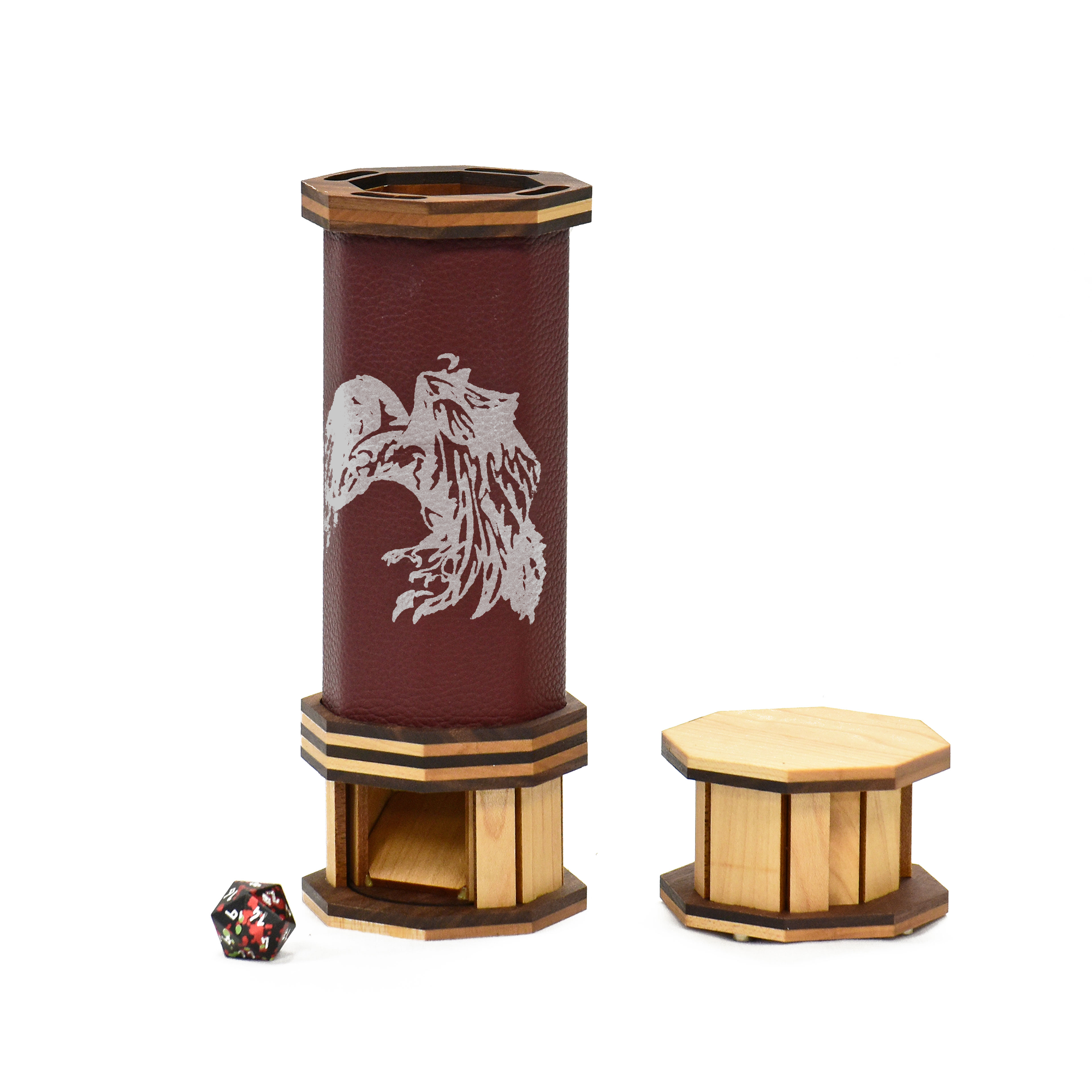 Crimson Codex Dice Tower - Elderwood - COD-070002013