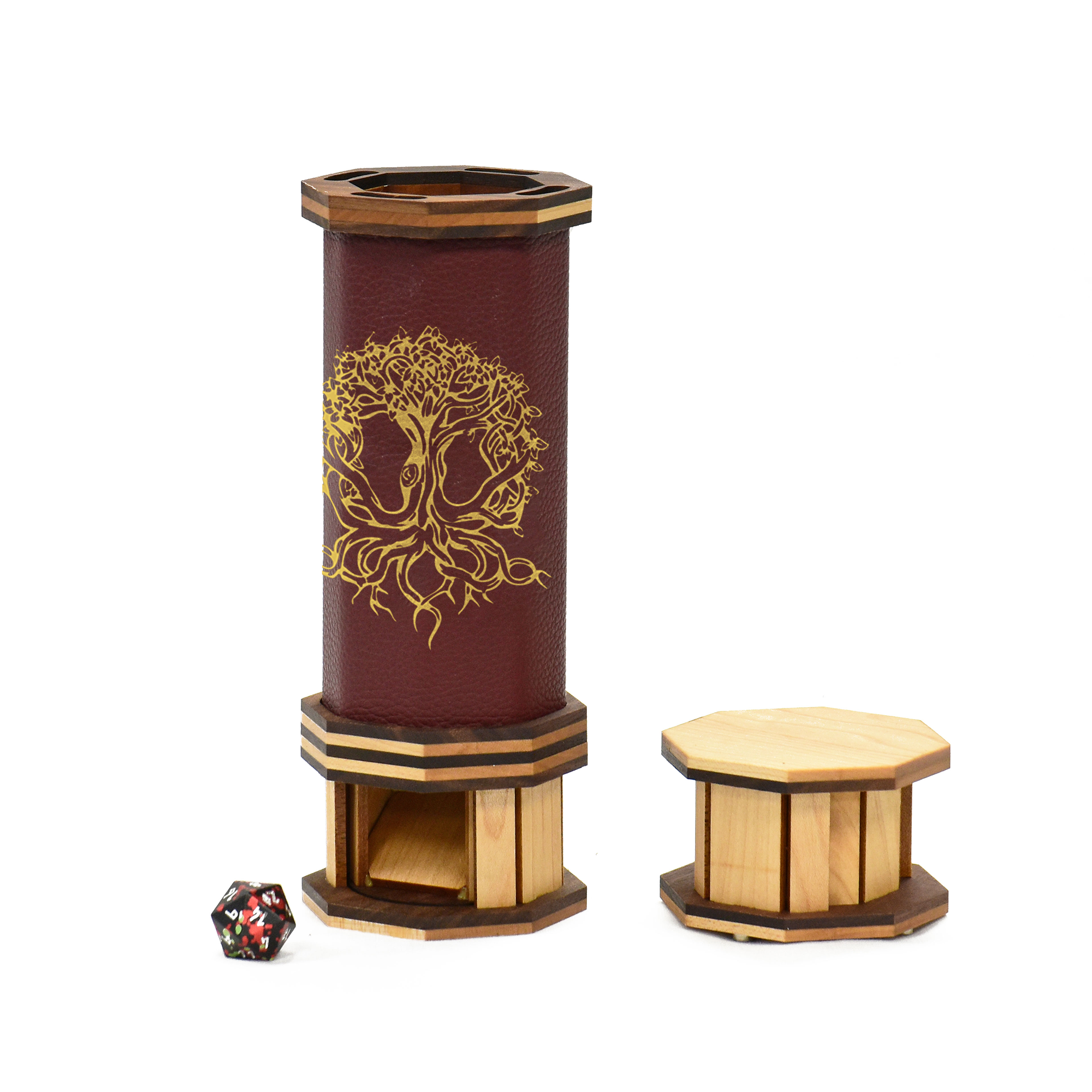 Crimson Codex Dice Tower - Elderwood - COD-070001002