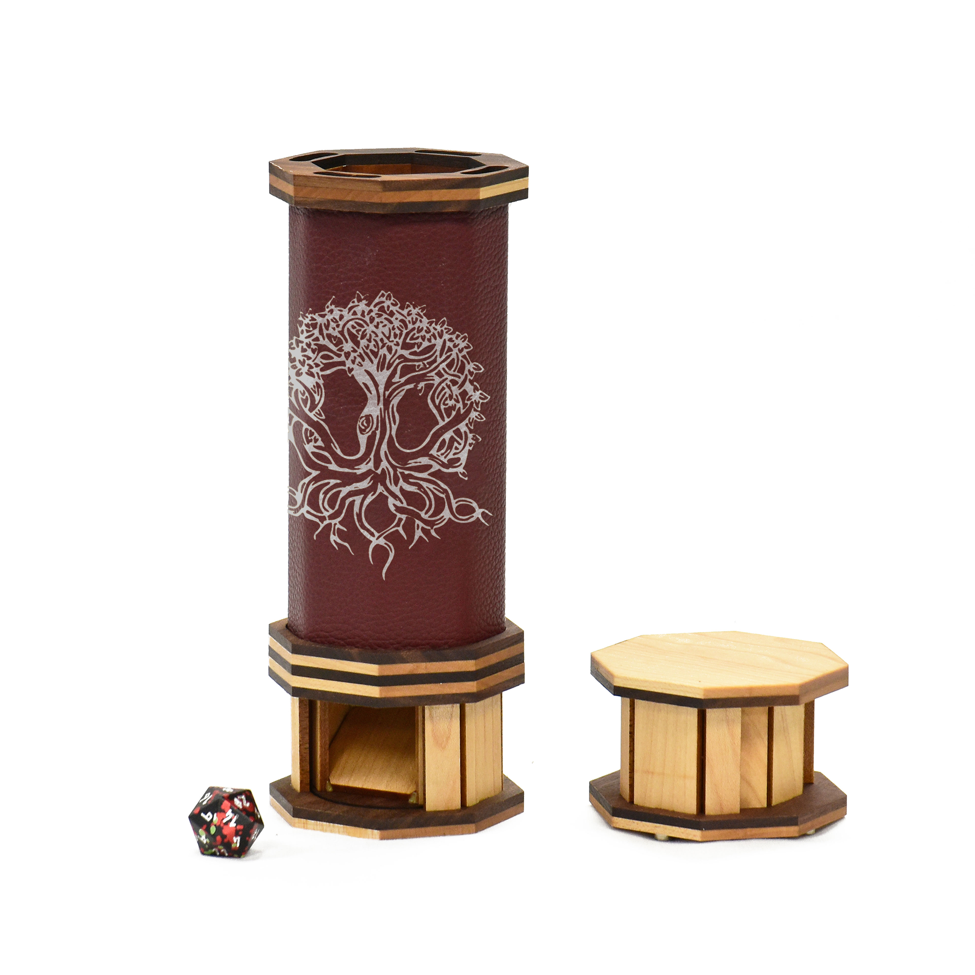 Crimson Codex Dice Tower - Elderwood - COD-070002002