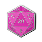 D20 Dice Die - Hard Enamel Adventure Dice Pin Metal by Norse Foundry-Enamel Pins-Norse Foundry-D&D Enamel Pin-DND Pin-Dungeons and Dragons Enamel Pin