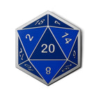 D20 Dice Die - Hard Enamel Adventure Dice Pin Metal by Norse Foundry-Enamel Pins-Norse Foundry-D&D Enamel Pin-DND Pin-Dungeons and Dragons Enamel Pin