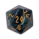 Dark Jade - Single D20 TruStone Dice - NOR 01124