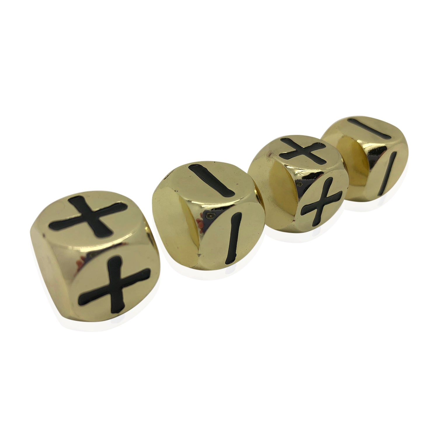 Fate Dice – Dead Man's Gold Pack of 4 Metal Dice - NOR 00711