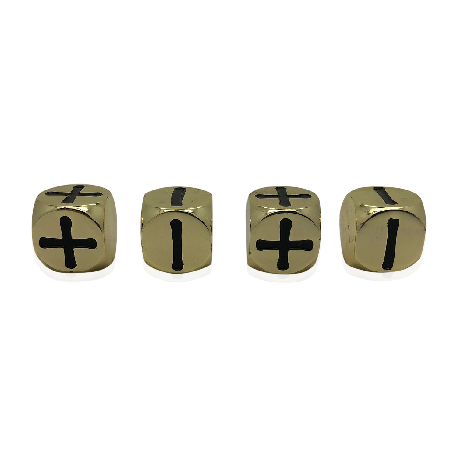 Fate Dice – Dead Man's Gold Pack of 4 Metal Dice - NOR 00711