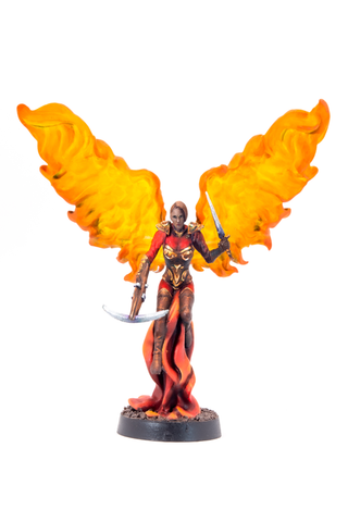 Dina - Angelkin Female Light Miniature by Adventurers & Adversaries