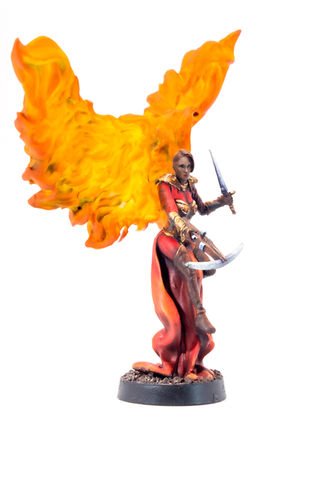 Dina - Angelkin Female Light Miniature by Adventurers & Adversaries