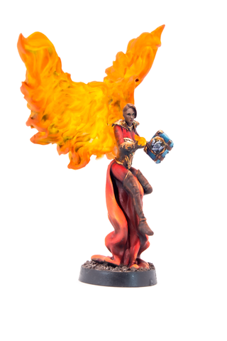 Dina - Angelkin Female Light Miniature by Adventurers & Adversaries