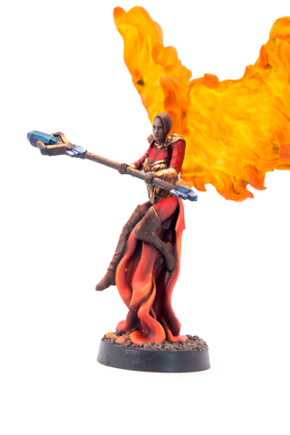 Dina - Angelkin Female Light Miniature by Adventurers & Adversaries