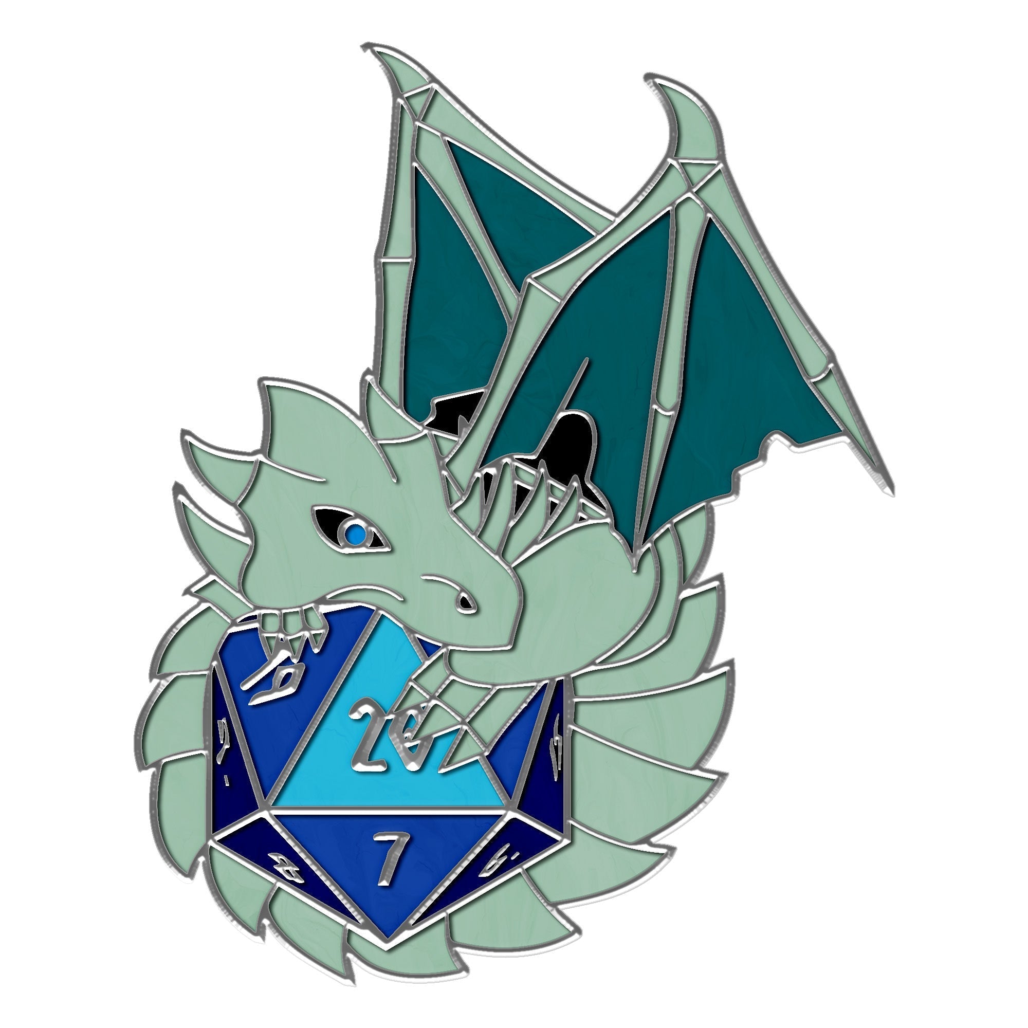 Dracolich - Hard Enamel Adventure Dice Pin Metal by Norse Foundry-Enamel Pins-Norse Foundry-D&D Enamel Pin-DND Pin-Dungeons and Dragons Enamel Pin