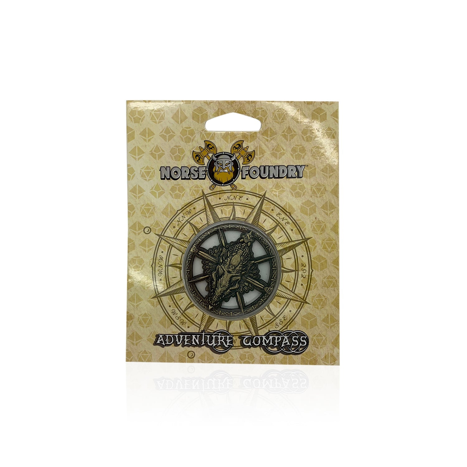 Dragon Compass Rose 50mm Metal - NOR 03471