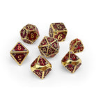 Dungeon Delve - Blood Oath-Metal Dice-Norse Foundry-Dungeons and Dragons-DND Dice-D20-Dice-DND