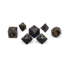 Eclipse - Space Dice 7 Piece RPG Set-Metal Dice-Norse Foundry-Dungeons and Dragons-DND Dice-D20-Dice-DND