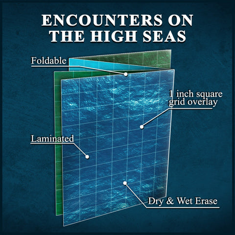 Encounters on the High Seas - Map Pack by Adventurers & Adversaries (4 Maps per pack)