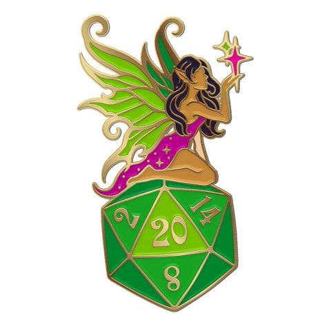 Fairy D20 Pin