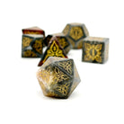 Feyweave - Bloodstone-Gemstone Dice-Norse Foundry-Dungeons and Dragons Dice-Gem Dice-DND Dice-Gaming Dice