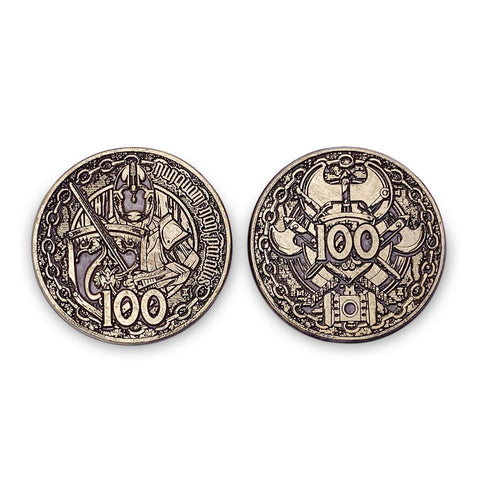 Adventure Coins - Fighter Metal Coins Set of 10