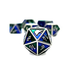 Freki Norse Themed Metal Dice Set -Metal Dice-Norse Foundry-Dungeons and Dragons-DND Dice-D20-Dice-DND