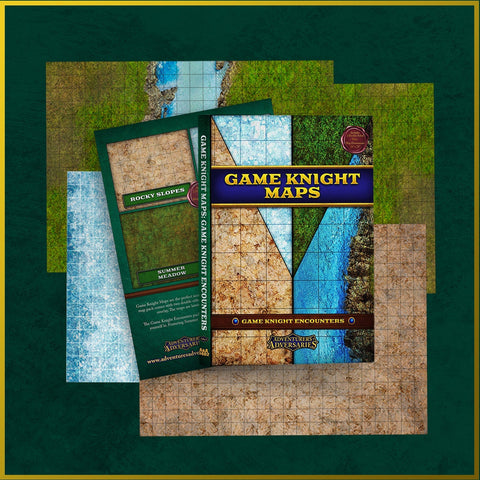 Game Knight Encounters - Map Pack by Adventurers & Adversaries (4 Maps per pack)