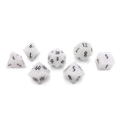 Glowstone Aqua - 7 Piece RPG Set Gemstone Dice - NOR 01046