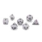 Glowstone Blue - 7 Piece RPG Set Gemstone Dice - NOR 01047