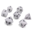 Glowstone Blue - 7 Piece RPG Set Gemstone Dice - NOR 01047