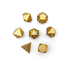 Gold Coin - Pebble™ 10mm Set 6063 Aluminum Dice - NOR 01915