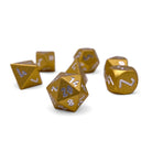 Gold Coin - Pebble™ 10mm Set 6063 Aluminum Dice - NOR 01915