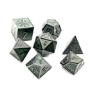 Green Slime Norse Themed Metal Dice Set -Metal Dice-Norse Foundry-Dungeons and Dragons-DND Dice-D20-Dice-DND