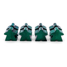 8 Pack of Green Enamel Meeples by Norse Foundry - NOR 03475