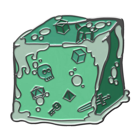 Ooze of Doom - Hard Enamel Adventure Dice Pin Metal by Norse Foundry