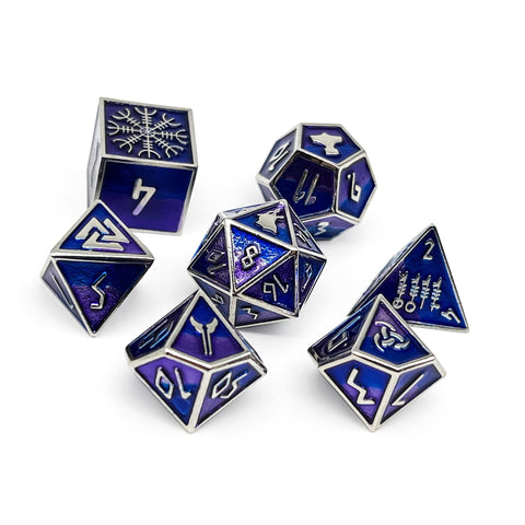 Hati - Norse Themed Metal Dice Set