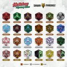 Holiday Mystery Metal D20-Norse Foundry-mystery d20-d20-dice-dungeons and dragons-dnd-dungeons & dragons