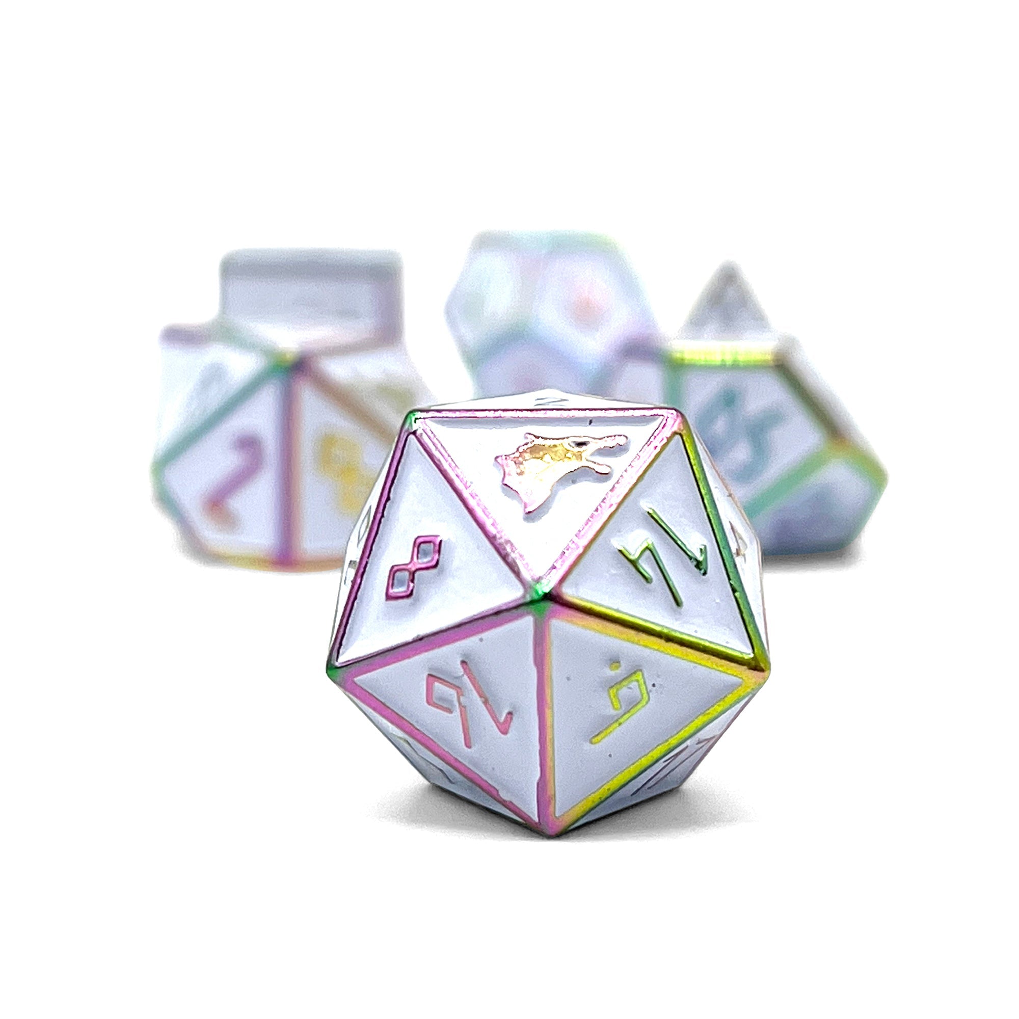 Ice Storm Norse Themed Metal Dice Set - NOR 00106