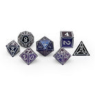 Ironworks - Chalice 7 Piece RPG set Alloy Dice-Metal Dice-Norse Foundry-Dungeons and Dragons-DND Dice-D20-Dice-DND