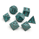 Ironworks - Ice Queen 7 Piece RPG set Alloy Dice-Metal Dice-Norse Foundry-Dungeons and Dragons-DND Dice-D20-Dice-DND