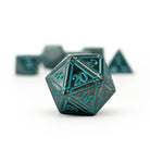 Ironworks - Ice Queen 7 Piece RPG set Alloy Dice - NOR 00404