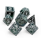 Ironworks - Necromancer Spellbook 7 Piece RPG set Alloy Dice-Metal Dice-Norse Foundry-Dungeons and Dragons-DND Dice-D20-Dice-DND